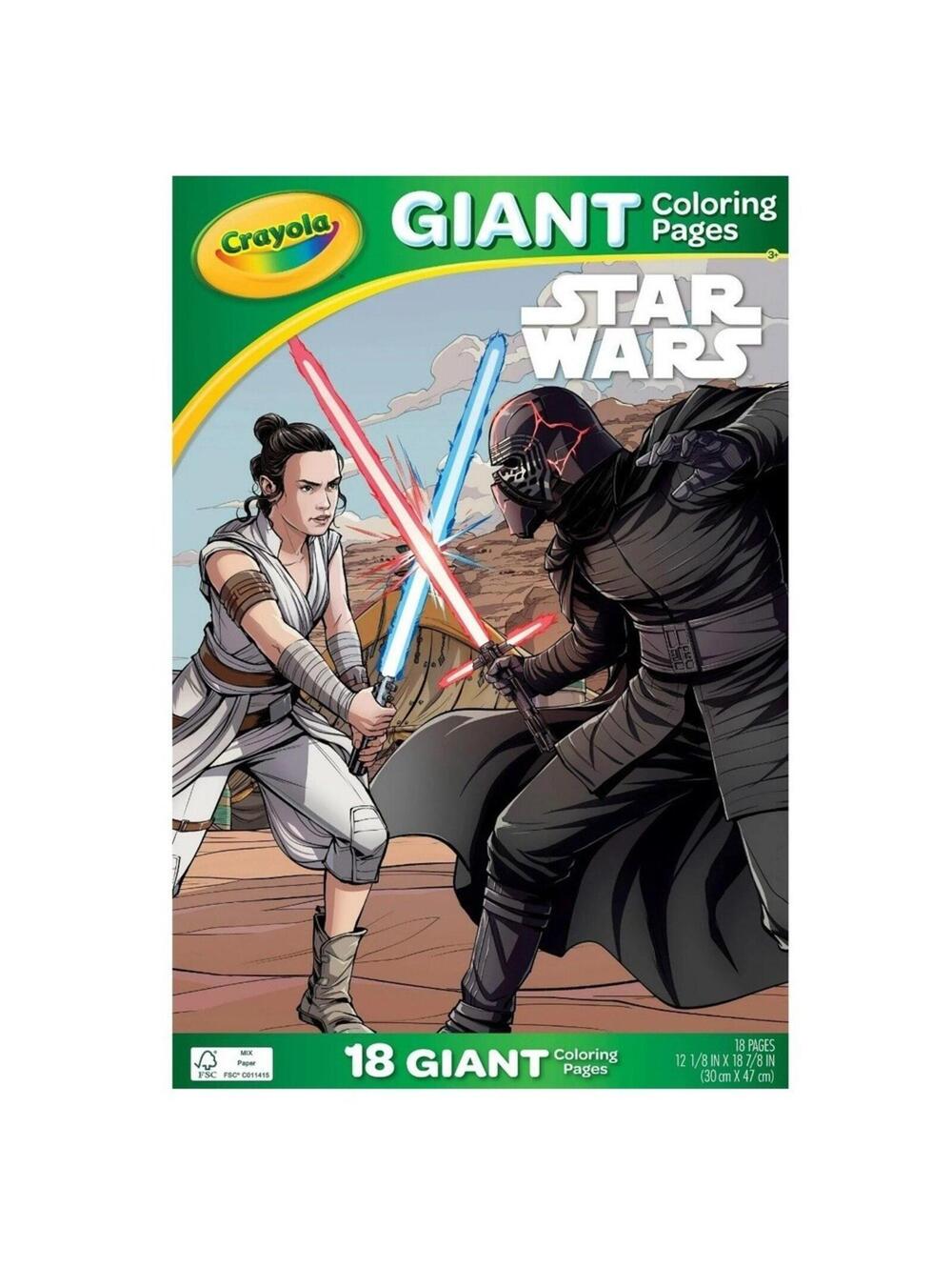 Star Wars Giant Crayola Coloring Pages 18 Giant Coloring Pages New Sealed‎